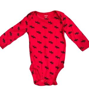 Carter’s Moose Long Sleeve Onesie